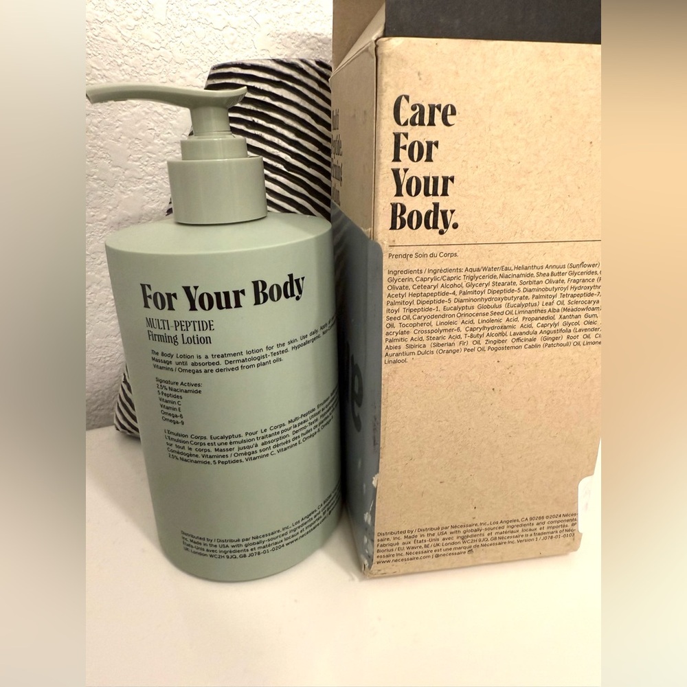 For Your Body Multi-Peptide Firming Lotion - Sage Green